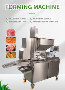 Machine de formage de galettes de viande entièrement automatique à haute efficacité pour l'industrie, machine à galettes de burger rondes, ovales et carrées pour usine alimentaire - Product Image 4