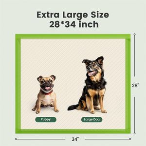 Emballage personnalisé avec logo, anti-fuite, 6 couches, écologique, 100% biodégradable, coussinets absorbants jetables pour chiens, coussinets d'apprentissage pour chiots - Product Image 6