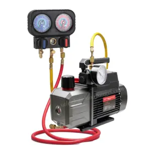 Refrigeration Vacuum Pump 6CFM 8CFM 10CFM for R410a for HVAC/AUTO Air Conditioning Refrigerant Recharging with pump oil