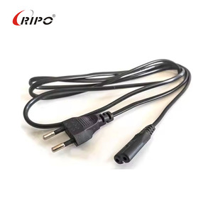 Ripo สายไฟ1.5เมตรสไตล์ยุโรป CEE ปลั๊ก7/16แบบตรงชนิดเชื่อมต่อ C7 (2-ตัวนำ0.5 Mm2) ปลายตัวเมียแบบ IEC - Product Image 4