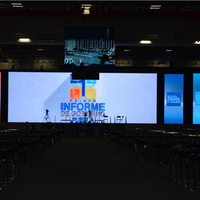 Panel LED P2 para Exteriores a Todo Color, Módulo de Video Wall Publicitario, Pantalla Inteligente con Pantalla Dividida, Brillo de 600CD