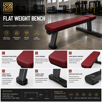 Banc de musculation professionnel ZY, banc de fitness commercial, équipement de musculation, cadre en acier robuste, banc d'entraînement de force
