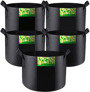 Free Samples 3 Gallon Felt Grow Bags 300G Thickened Fabric Pots with Handles
