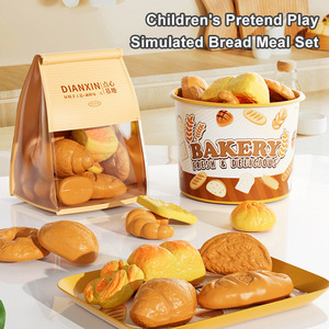 Jeu maison jouet pain ensemble enfants Puzzle Simulation simulé nourriture semblant de vendre des accessoires de pain et des jouets de maison de jeu de rôle - Product Image 2