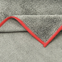 Ensemble de 2 serviettes en microfibre absorbantes, écologiques, sans peluches, séchage rapide, en corail polaire, avec logo personnalisé, 30x40cm, pour cuisine et nettoyage de voiture
