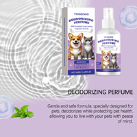 Parfum Désodorisant pour Animaux à Base d'Extraits Végétaux Naturels 50ML Fraîcheur Longue Durée Sûr pour Chiens et Chats Vente en Gros Direct Usine OEM