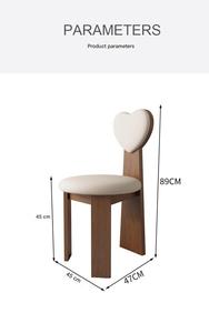 Sedia da Pranzo Moderna in Legno di Frassino Bianco con Rivestimento in Pelliccia d'Agnello, Design Minimalista dello Schienale per Cucina, Caffè o Bistrot - Product Image 6
