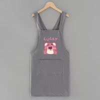 Tablier personnalisé avec logo, en pur coton, pour cuisine et usage domestique, nouveau style 2026, tablier de célébrité internet, spécial restauration, vêtement de travail de cuisine pour femmes