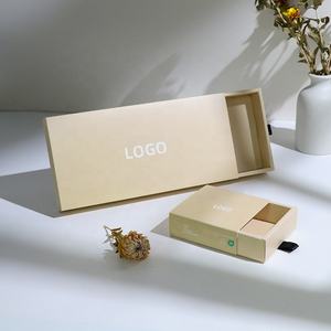 Уникальный роскошный логотип на заказ, жесткая картонная подарочная коробка для украшений, упаковка - Product Image 2