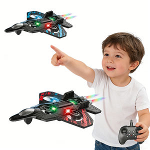 Avion télécommandé 2,4 GHz pour loisirs, hélicoptère acrobatique à 360 degrés, chasseur en plastique, portée 70 m, piles incluses, modèle ZF70 AA - Product Image 2