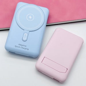 Prodotto di Tendenza 2026: Power Bank Magnetico <span class=keywords><strong>Wireless</strong></span> 10000mAh 5000mAh con Supporto Pieghevole e Ricarica Rapida - Product Image 3