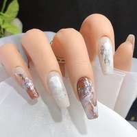 Vente chaude Argent Glitter Cristal Flocons Ongles Métal Miroir Champagne Paillettes Holographique Poudre Galaxy Nail Art Paillettes