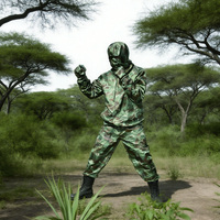 Combinaison de travail électronique blindée pour l'extérieur avec suivi par imagerie thermique, camouflage en polyester, grande taille, séchage rapide, anti-UV