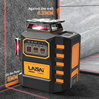 Niveau laser réversible LAISAI LS6682 3*360 °   Niveau électronique automatique Lines pour la mesure et la mise en plan de chantiers intérieurs et extérieurs