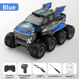 JJ E 8 - Coche Todoterreno <span class=keywords><strong>RC</strong></span> de 8 Ruedas <span class=keywords><strong>8x8</strong></span>, Multiterreno, Impermeable, Control Remoto de 2.4G, Juguete para Niños - Product Image 1