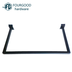 Metal <strong>Black</strong> Square <strong>Clothing</strong> Hanging <strong>Rails</strong> for Display in <strong>Clothing</strong> Stores - Product Image 1