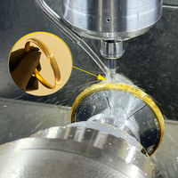 5 Eksenli CNC Takı Gravür Makinesi Motorlu Otomatik Takım Değiştirme 12 Dahili Takım Yüksek Hassasiyetli Kompakt Altın Gümüş Değerli Taşlar İçin
