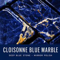 Plateau en pierre bleue Sodalite Luca |   Plateau à Bijoux en Marbre Poli Naturel Décoratif pour la Maison et le Bureau, Cadeau Personnalisé sur Mesure