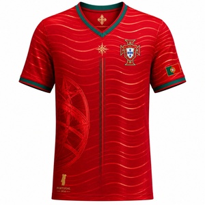 <span class=keywords><strong>Maillot</strong></span> <span class=keywords><strong>de</strong></span> football <span class=keywords><strong>de</strong></span> l'équipe nationale du Portugal 2026 en gros, rouge, qualité thaïlandaise, pour enfants - Product Image 2