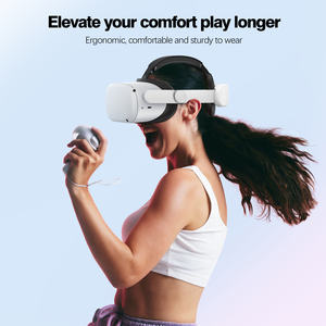 Pour <span class=keywords><strong>Meta</strong></span> for <span class=keywords><strong>Quest</strong></span> <span class=keywords><strong>2</strong></span> VR Headset Accessoires Nouveau Design Shell Case Améliore Virtual World Gaming Experience Comprend Color Box - Product Image 4
