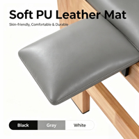 Machine de Pilates Cadillac de qualité commerciale, durable, grise, avec cadre en bois de chêne et lit en cuir PU imperméable, pour usage en studio de Pilates, ODM OEM