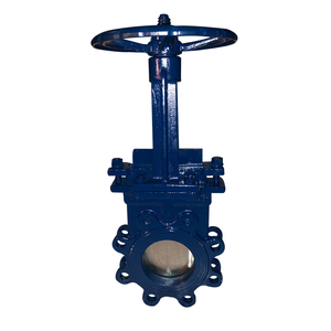 Vanne à lame manuelle en acier au carbone de 6 pouces, DN500 DN125, pour mélange d'eau Z73H/W/Y-16C/P - Product Image 2