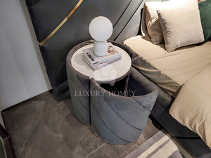 Canapé de luxe en cuir nubuck avec structure en métal et plis <span class=keywords><strong>Sharpei</strong></span>-Garantie durable de 10 ans - Product Image 4