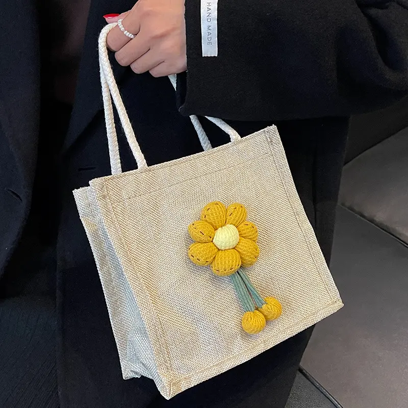 حقيبة يد صغيرة مربعة الشكل كاجوال بتصميم جميل جديد بسعر الجملة حقائب يد عصرية صغيرة بسحاب وزهور