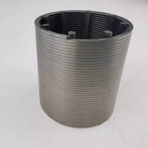 300ミクロン 400ミクロン開口ワイヤーV字型巻きスロットパイプスクリーンフィルター/ジョンソンウェッジワイヤースクリーンメッシュ/砂ろ過器 - Product Image 2