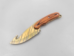 Couteau à lame fixe <span class=keywords><strong>CSGO</strong></span> Gut <span class=keywords><strong>Knife</strong></span> Series Multi Skins CS2, version 1:1, pour le camping en plein air, EDC, manche en bois, OEM, acier 3cr13 - Product Image 6
