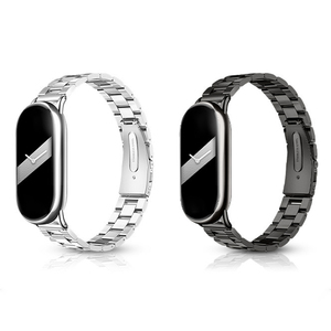 Nueva Correa de Reloj de Metal para <span class=keywords><strong>Mi</strong></span> Band 10, Correas de Reloj Inteligente de Acero Inoxidable para Xiaomi <span class=keywords><strong>Mi</strong></span> Band 10 9 8 NFC, Pulsera - Product Image 1