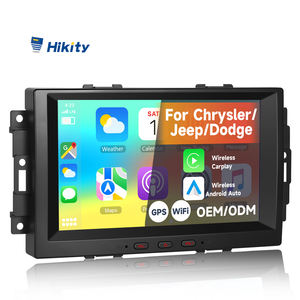 Hikity Autoradio Android 8 pouces 2 + 64G Autoradio pour Chrysler/Jeep/Dodge Wireless CarPlay Android Auto WiFi GPS OEM Vente en gros - Product Image 1