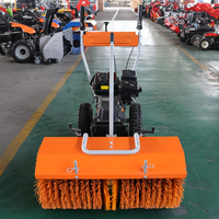 Machine à déneiger avec tête de souffleur à neige et lame à neige en option pour les terrains de station balnéaire