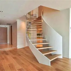 CBMmart doğal mermer taş ark Spiral yuvarlak merdiven adım kapalı merdiven tasarımı