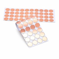 Puntos de Cobre Conductivos OEM, Pegatinas Decorativas para Vidrio, Puntos de Lámina de Cobre para Manualidades
