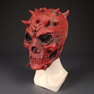 Esqueleto Guerrero máscara de látex <span class=keywords><strong>muerte</strong></span> diablo Horror Halloween Cosplay mascarada cambio de cara fiesta de Carnaval - Product Image 4