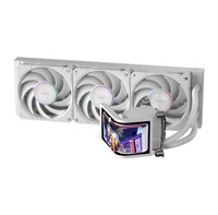 Radiateur CPU incurvé à haute efficacité 360 mm, écran LCD, refroidissement liquide ARGB, refroidisseur d'eau pour CPU, refroidisseur liquide AIO pour boîtier d'ordinateur
