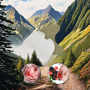 メディタン天然よもぎハーブ膝痛緩和パッチ（不織布使用、CE認証取得、あらゆる体の痛みに） - Product Image 5