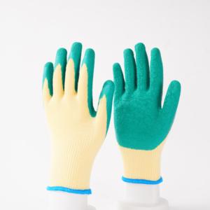 Gants enduits de <span class=keywords><strong>latex</strong></span> de doublure de coton de Chine Gants enduits de <span class=keywords><strong>latex</strong></span> <span class=keywords><strong>orange</strong></span> - Product Image 1