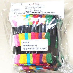 Recyclé 140 Couleur DIY Coloré 100% Polyester Fil <span class=keywords><strong>À</strong></span> Broder Fil Chinois Point De Croix Fils - Product Image 4