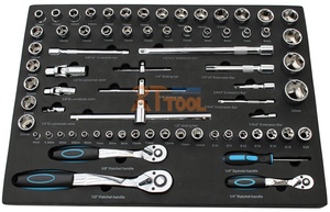 Outils de Garage en acier ensemble de chariot armoire à outils robuste d'atelier en métal de <span class=keywords><strong>coffre</strong></span> à roulettes - Product Image 3