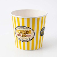 Seau à popcorn en plastique personnalisé, réutilisable, robuste, boîte de rangement pour popcorn pour soirée cinéma, grands contenants en plastique