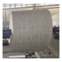 Custom Printed Eating Set Paper Restaurant Bibs Factory Cheap Disposable Baby Bibs of PE Film Laminated Tissue Paper