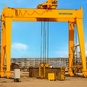 Grue portique à double poutre pour recyclage de ferraille, avec grappin lourd de 5t à 300t, montée sur rail, pour utilisation extérieure - Product Image 2