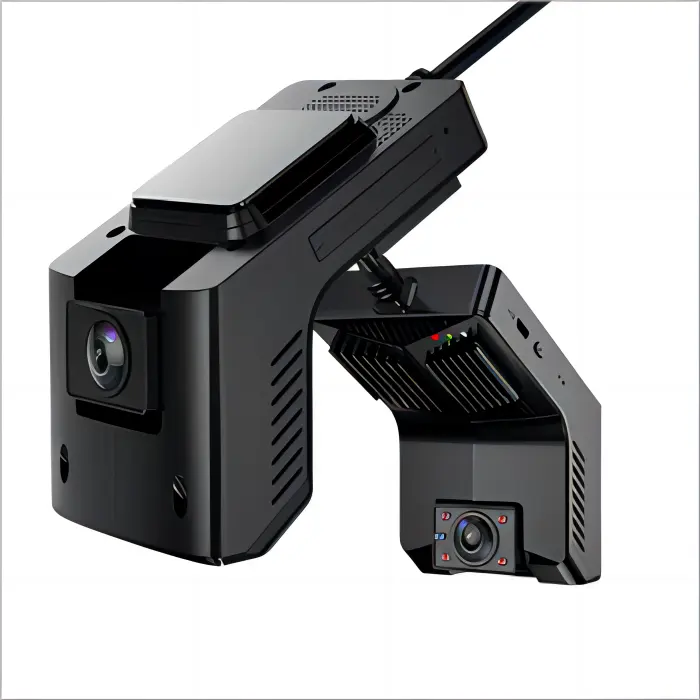 Filo yönetimi için akıllı gece görüş çift Lens 4G araba Dashcam