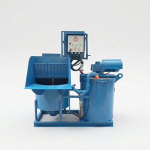 Mélangeur de mortier automatique 4KW avec réservoir de stockage intégré, mélangeur de mortier 500L - Product Image 1