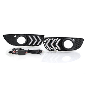 Par de luces LED DRL en forma de flecha de Mitsubishi para Lancer EX 2010-2012, luz antiniebla delantera, luz de circulación diurna - Product Image 1