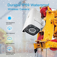 Tour de grue sans fil 9 pouces HD 1080P Moniteur 30x Zoom Camera Backup Reverse System Waterproof Metal Pedal Control Box DVR Kit