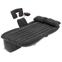 Lit gonflable de voiture moderne, matelas de siège arrière, lit d'air pour le repos, le sommeil, les voyages, le camping, noir/gris, accessoires de voiture pour femmes et hommes