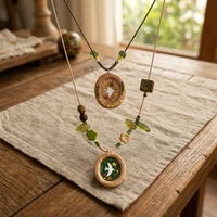 Collier minimaliste en alliage en forme d'oiseau à double couche avec chaîne à maillons, autre collier tendance
